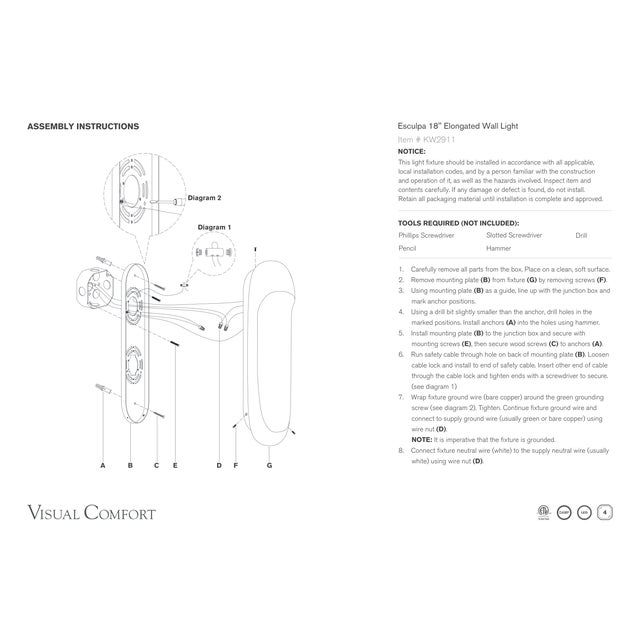 Alabaster Kelly Wearstler for Visual Comfort Signature Esculpa 18" Elongated Wall Light in Alabaster and Polished Nickel For Sale - Image 8 of 9