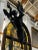 Gothic Oversized 1920s Style Gothic Spanish Revival Devil Weathervane For Sale - Image 3 of 12