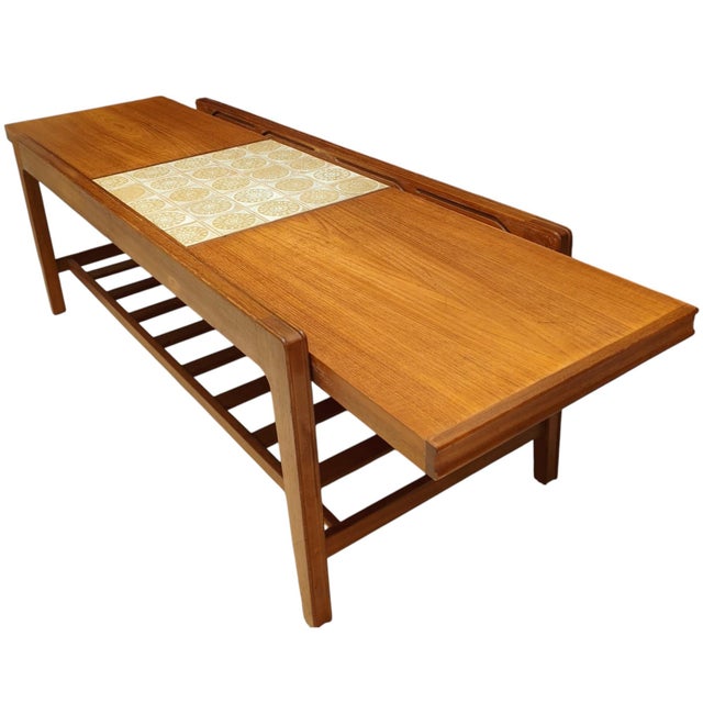 Wood Mid-Century Modern Scandinavian Style Extendable Coffee Table by Remploy, 1960s For Sale - Image 7 of 7