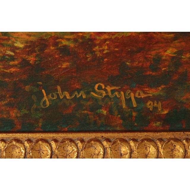 John Styga Oil Painting, 'The Clausen House' For Sale - Image 14 of 18