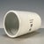 White Famille Rose Crackle Glaze Porcelain Brush Pot With Horse Motif For Sale - Image 8 of 9