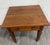 This is an antique American Country Primitive walnut one-drawer nightstand, side table, work table or side stand, likely...