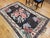 Vintage Caucasian Karabagh Kilim, Flat-Woven Wool, Floral Bouquet Pattern, Dark Brown & Ivory, 5x8 For Sale - Image 4 of 17