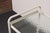 Vintage Tamiami Two Tier Glass and White Enamel Metal Bar Cart by Brown Jordan For Sale - Image 12 of 16