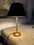 Mid-century table lamp model b70 by ewå värnamo, sweden, circa 1960. This elegant lamp features a slender brass-colored...