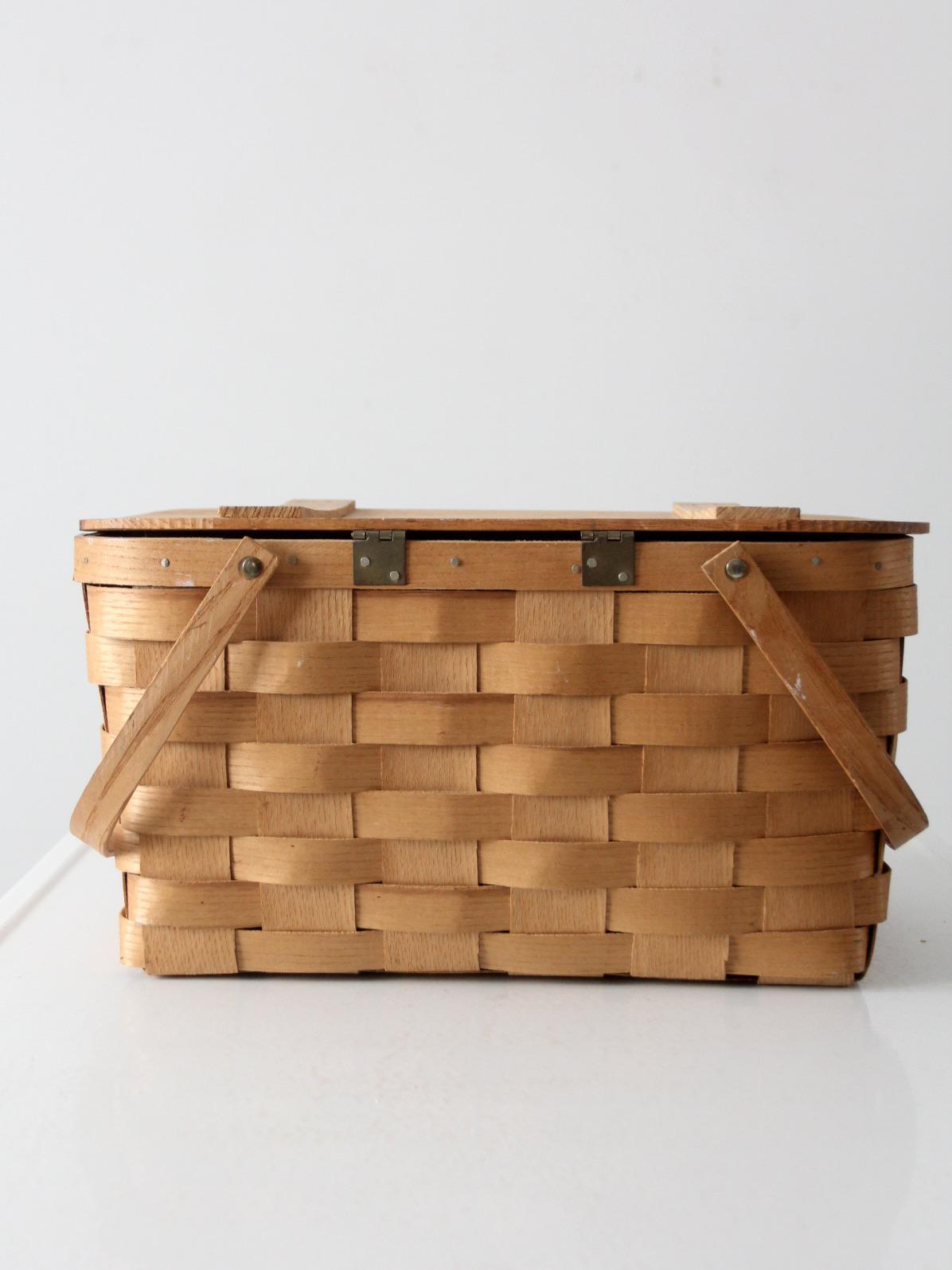 Vintage Basketville Picnic Basket | Chairish
