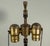 Vintage Hollywood Regency Maison Baguès Brass and Chrome Table Lamp For Sale - Image 10 of 11