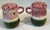 Nice vintage ceramic watermelon motif salt and pepper shaker set.
