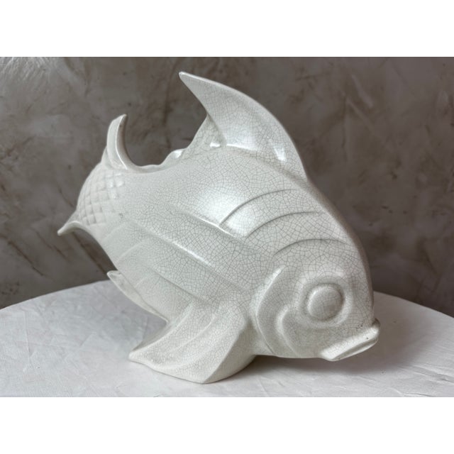 Ceramic Art Deco Earthenware Fish, 1930s For Sale - Image 7 of 12