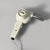 Italian Modern White Plastic and Metal Hair Dryer by Elchim, 1970s For Sale - Image 6 of 16