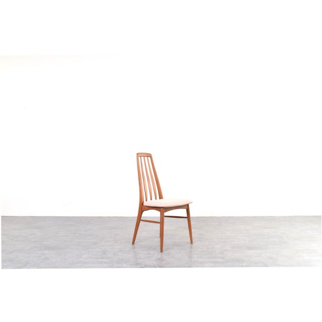 Mid-Century Modern Mid-Century Modern Eva Dining Chairs in Teak and Wool by Niels Koefoed for Koefoed Hornslet, 1960s, Set of 4 For Sale - Image 3 of 14