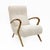 1950s Mid-Century Modern Italian Bouclè Armchairs attributed to Paolo Buffa, 1950, Set of 2 For Sale - Image 5 of 5