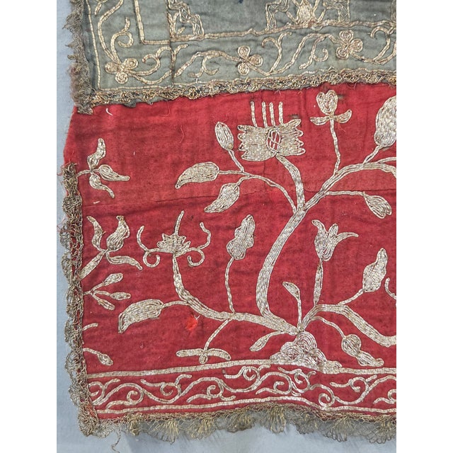 Antique Early 20th Century Sumatran Ceremonial Tirai Textile Hanging For Sale - Image 12 of 18