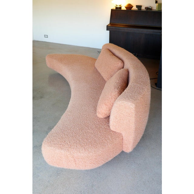 Bend sofa by Massimo Castagna for Gallotti & Radice. Comes in luxurious Fadini Borghi fabric. I have official proof of...