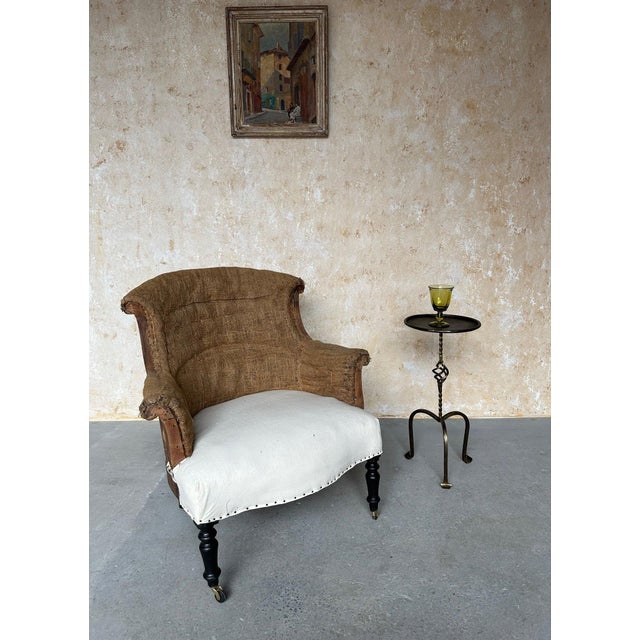 Mid-Century Modern Ornate Spanish Drinks Table With Twisted Stem For Sale - Image 3 of 12