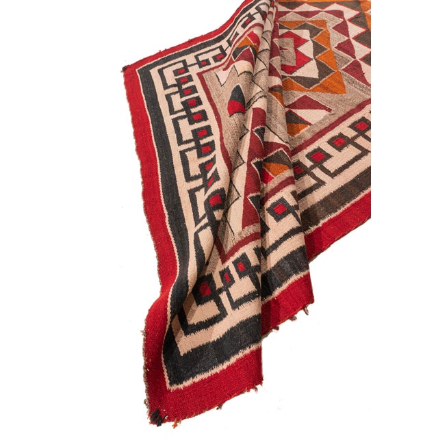 Vintage Navajo Style Rug 4'6 X 8' For Sale - Image 4 of 10
