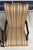 Pair of Ethan Allen High Back Arm Chairs With Striped Upholstery For Sale - Image 9 of 16