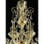 Early 21st Century Ornate Imperial Venetian Chandelier with Gold Curled Murano Glass by Simoeng for Simoeng For Sale - Image 5 of 9