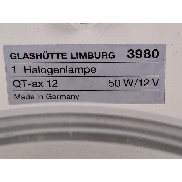Minimalist 3980 Wall Lamp from Glashütte Limburg, 1970s For Sale - Image 16 of 17