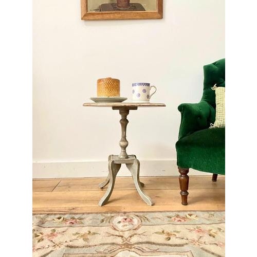 Vintage Oval Wine Table For Sale - Image 5 of 5