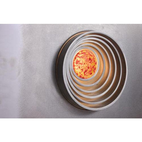 Sculptural Wall Lamp by Angelo Brotto for Esperia, 1970s, in Very Good conditions. Designed 1970 to 1979 I have official...