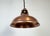 Vintage Industrial Copper Ceiling Lamp For Sale - Image 6 of 16