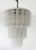 Modular Pendant Lamp in Printed Glass, 1970s For Sale - Image 4 of 4