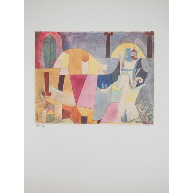 Paul KLEE (after) Dreamlike landscape Lithograph and stencil (Jacomet process) Printed signature in the plate On canson...