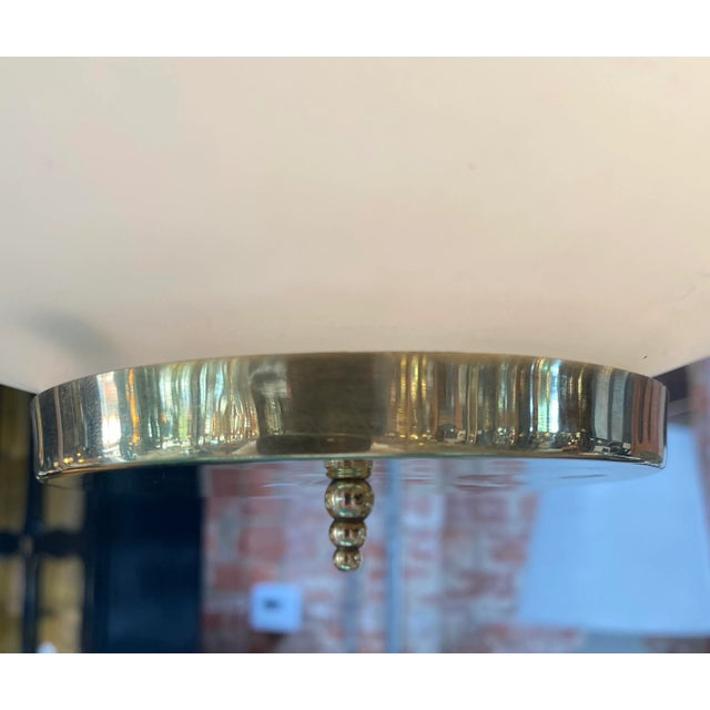 Metal 1950s Mid Century Stilnovo Chandelier, Italy For Sale - Image 7 of 10