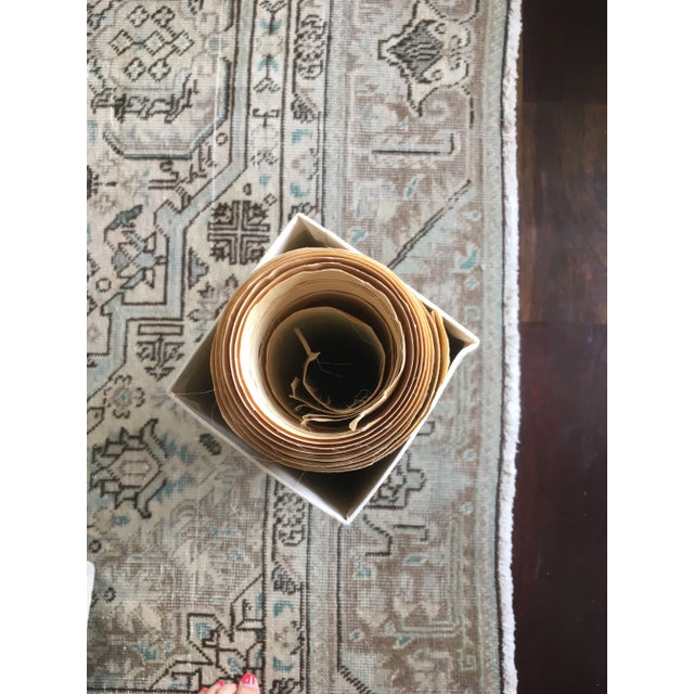 Paper Collectible Vintage Chinese Export Hand-Painted Gracie Wallpaper Six Panels Chinoiserie Birds and Flowers For Sale - Image 7 of 13