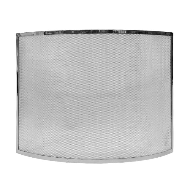 Silver Mid Century Stainless Steel Fireplace Set For Sale - Image 8 of 17