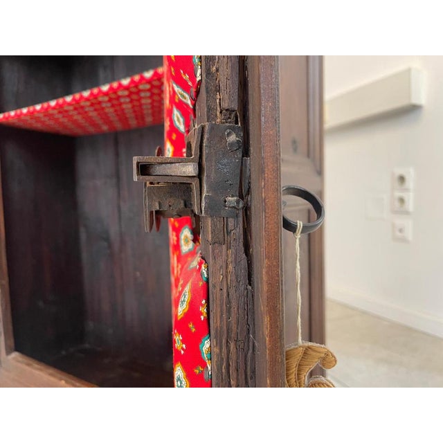 Wood Baroque Farmhouse Children's Cupboard For Sale - Image 7 of 12