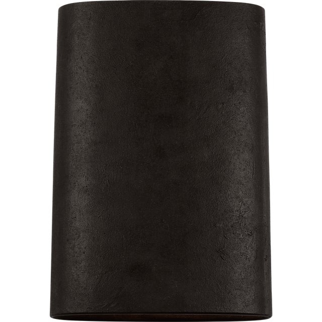 2020s Kelly Wearstler for Visual Comfort Signature Lotura 12" Pocket Sconce in Museum Black For Sale - Image 5 of 11