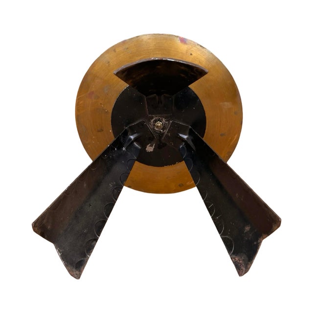 Mid-Century Modern Large Modernist Candlestick for a Large Candle, Germany, 1970s. For Sale - Image 3 of 11