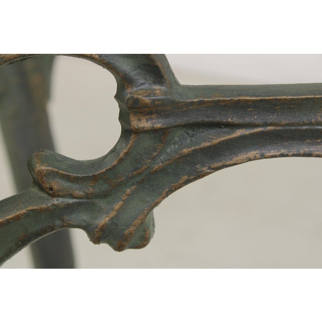 Wrought Iron & Glass Top Console Sofa Table For Sale - Image 12 of 16