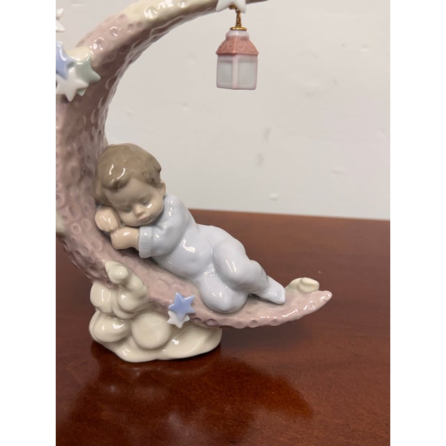 Lladro Antonio Ramos for Lladró Heavenly Slumber Boy Porcelain Figurine For Sale - Image 4 of 12