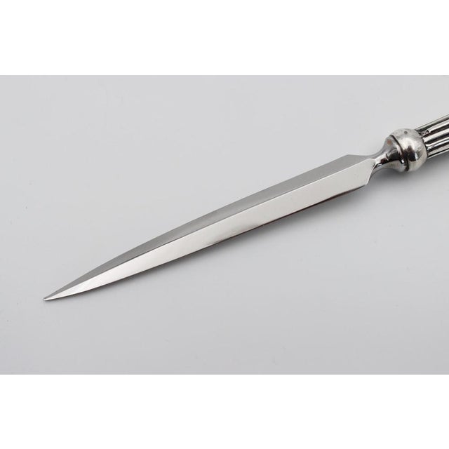 Not Yet Made - Made To Order Silver Bronze Letter Opener or Paper Cutter by Richard Lauret For Sale - Image 5 of 6