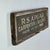 American Vintage Hand Painted Metal/Wood "Carpenter & Builder" Trade Sign, Circa 1920 For Sale - Image 3 of 11