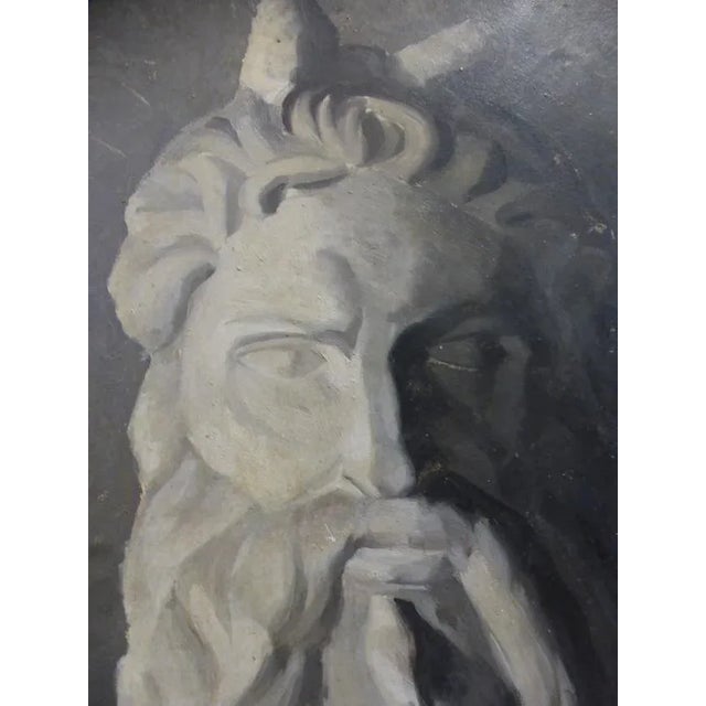 Antique Portrait of Moses After Michelangelo For Sale - Image 5 of 9