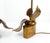Vintage French Hammered Brass Floral Lamps, 1970, Set of 2 For Sale - Image 6 of 12