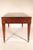1980s Louis XVI Style Brass Mounted Mahogany Desk With Tooled Leather Top For Sale - Image 5 of 13