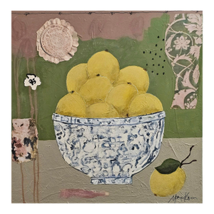 More Lemons Is an Original Mixed Medium Painting by Mary Kaiser