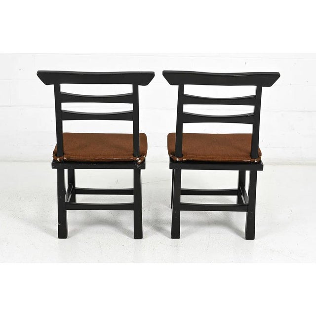 Set 6 Maria Yee Ming Style Dining Chairs For Sale - Image 9 of 16