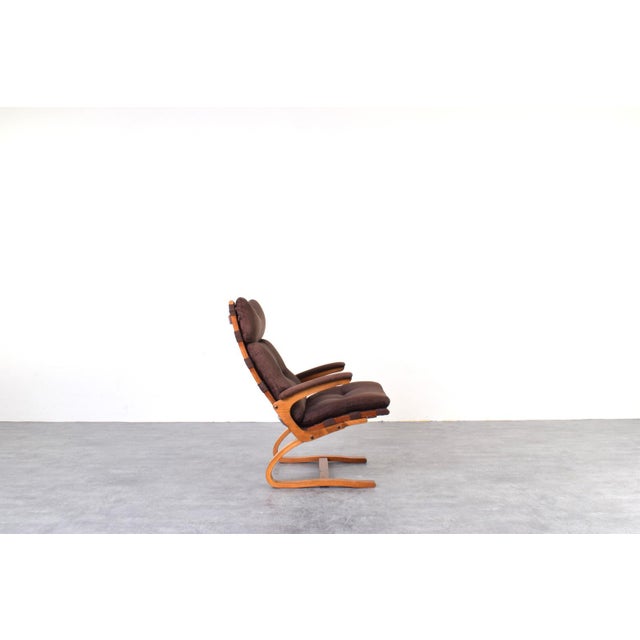 Mid-Century Modern Mid-Century Lounge Chair by Elsa & Nordahl Solheim for Rybo Rykken, 1960s For Sale - Image 3 of 12