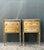 Vintage Distressed Hand-Painted Wood Nightstands For Sale - Image 12 of 16