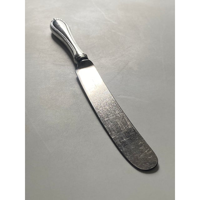 Silver Sterling Silver Alvin Evangeline Pattern Knife For Sale - Image 8 of 13