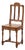 Antique French Carved Oak Side Chair, 1700s For Sale
