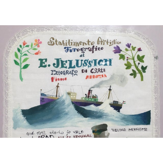 1984 Vjekoslav Vojo Radoičić E Jelussich Photography Studio Fiume Abbazia Croatia Portraits and Boats For Sale - Image 4 of 6