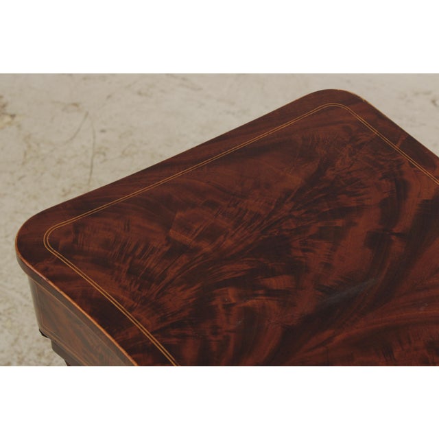 Antique English 19th Century Mahogany Sewing Work Table For Sale - Image 15 of 18