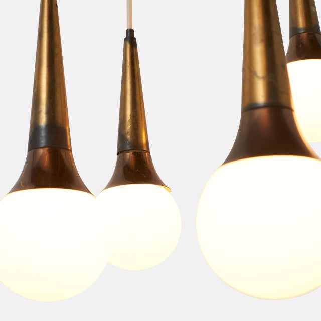1950s Cascading Chandelier by Stilnovo For Sale In San Francisco - Image 6 of 6